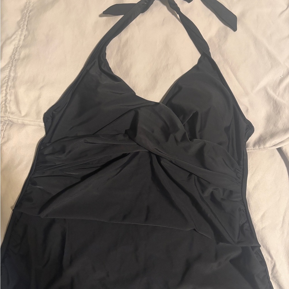 Black Halter Swimsuit